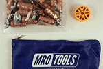 MRO Tools KWN1S25-1/8 Standard Wing-Nut Cleco Fasteners 25 Piece Kit w/ HBHT Tool & Carry Bag