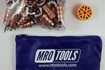 MRO Tools KWN1S50-1/8 Standard Wing-Nut Cleco Fasteners 50 Piece Kit w/ HBHT Tool & Carry Bag