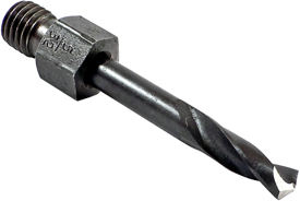 1064HSSH High Speed Steel, 5/32'', Short Length 1/4-28 Threaded Shank Adapter Drills, NAS965-B