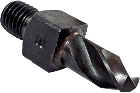 #15COST Cobalt, Stub Length 1/4-28 Threaded Shank Adapter Drills, Size: #15, NAS965-D
