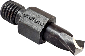 #17HSST High Speed Steel, Stub Length 1/4-28 Threaded Shank Adapter Drills, Size: #17, NAS965-B