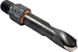 Omega Technologies BHSSH #B Short Length High Speed Steel Threaded Shank Adapter Drills