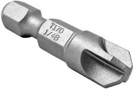 MRO T170-1/4B #1/4 Bit for Torq-Set Recess, 1/4'' Hex Power Drive