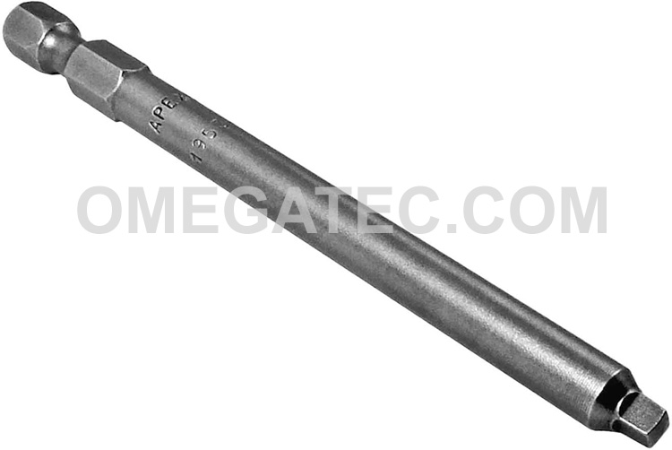 Made in USA QUANTITY: 100 pcs Shank: 1/4 2 X 1 15/16 X 1/4 Square Recess Power Bit / Point Size: #2 Length 1 15/16 
