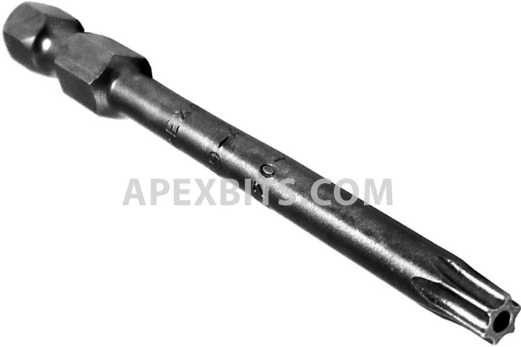 49-B-TX-20-H Apex 1/4'' Torx Hex Power Drive Bits, Tamper Resistant