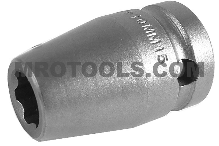 Impact Socket 1/2 Square Drive 15mm/10mm 6 Point Metric Sockets Air Wrench 