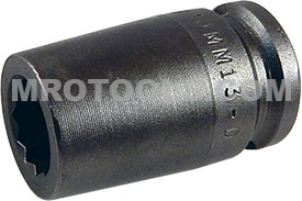 10MM13-D Apex 10mm 12-Point Metric Standard Socket, 3/8'' Square Drive