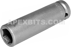 15MM35 Apex 15mm Metric Extra Long Socket, 1/2'' Square Drive