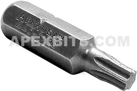 440-TX-20I Apex 1/4'' Torx Hex Insert Bits, Intermediate Hardness