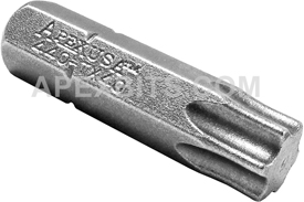 440-TX-40I Apex 1/4'' Torx Hex Insert Bits, Intermediate Hardness