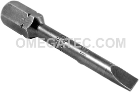 445-0-15X Apex 1/4'' Slotted Hex Insert Drive Bits - Limited Clearance