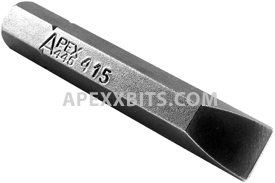 445-4-15X Apex 1/4'' Slotted Hex Insert Bits