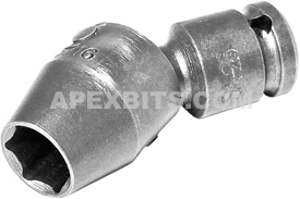 SA-26 Apex Brand 5/16'' 6-Point Universal Wrench, 1/4'' Square Drive