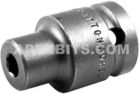 SC-508 Apex 1/4'' Square Drive Bit Holder Adapter, With Set Screw Pin