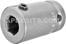 SC-514 Apex 7/16'' Square Drive Bit Holder Adapter, With Set Screw Pin