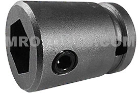 SC-520 Apex 5/8'' Square Drive Bit Holder Adapter, With Set Screw Pin