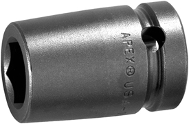 SF-21MM16 Apex 21mm 6-Point Surface Drive Metric Standard Impact Socket, 5/8'' Square Drive