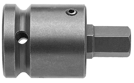 SZ-5-7-4MM Apex Brand 1/2'' Socket Head (Hex-Allen) Bits With Drive Adapters, Metric