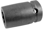 5614-D Apex 7/16'' Standard Socket, For Double Square Nuts, 1/2'' Square Drive