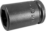 M-10MME1 Apex 10mm Magnetic Metric Standard Socket, For Sheet Metal Screw, 1/4'' Square Drive