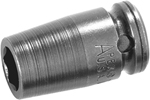 OS-8MM13 Apex 8mm Metric Standard Socket, No Ring Groove, 3/8'' Square Drive
