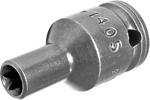 TX-1405 Apex E-5 Thin Wall Torx Impact Socket, For External Screws, 1/4'' Square Drive