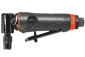 204 Astro Pneumatic ONYX Composite Body 1/4'' 90 Degree Angle Die Grinder - 20,000RPM - Rear Exhaust