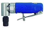 1240 Astro Pneumatic Blue Composite Body 1/4'' 90 Degree Angle Die Grinder Front Exhaust - 20,000RPM