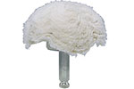 3059-04 Astro Pneumatic 4'' 100% Cotton Mushroom Shaped Buff