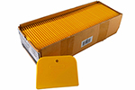 4526 Astro Pneumatic 4'' Yellow Plastic Spreaders - 100PC/box
