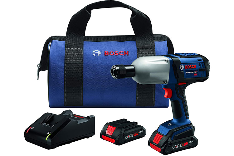 Bosch Hth182 B25 18v High Torque Impact Wrench Kit