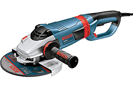 1994-6 Bosch 9'' Large Angle Grinder, 15 Amp w/ Lock-on Trigger Switch