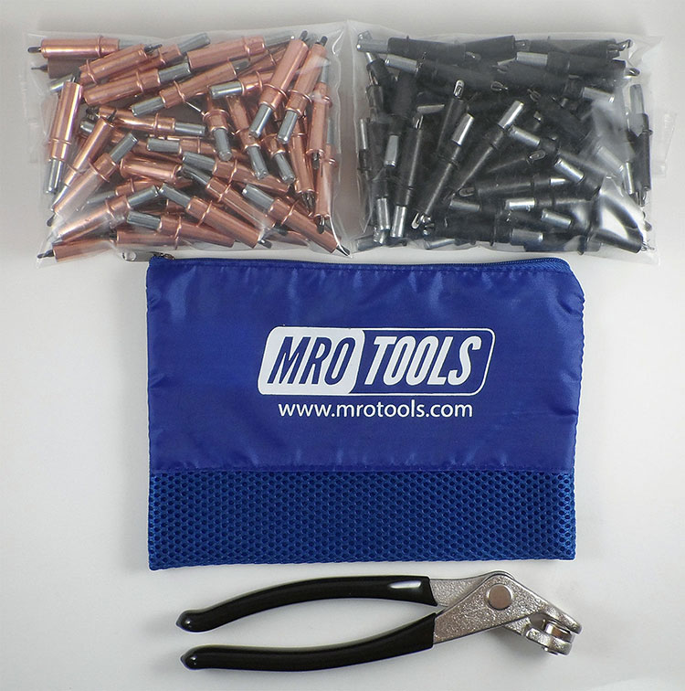 K-Series Zephyr Kwik-Lok Cleco Fastener Beginner Kit With Mesh Carry Bag (KZ5S40) – Industrial Fasteners