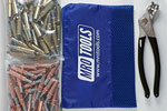 MRO Tools K4S100-1 Standard 50 1/8'' & 50 3/16'' Cleco Fasteners Kit w/ Carry Bag