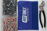 MRO Tools K4S100-2 Standard 50 1/8'' & 50 5/32'' Cleco Fasteners Kit w/ Carry Bag