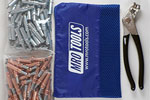 MRO Tools K4S100-3 Standard 50 1/8'' & 50 3/32'' Cleco Fasteners Kit w/ Carry Bag