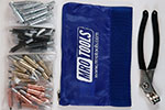 MRO TOOLS K5S40 Begineer Cleco Sheet Metal Fastener Kit w/ Mesh Carry Bag