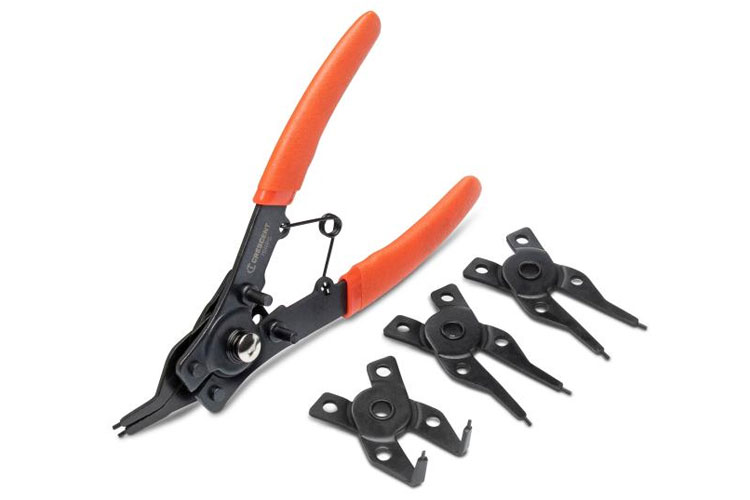 7srps Crescent 5pc Combination Snap Ring Pliers Set