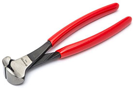728CVNN Crescent 8-1/4'' Dipped Handle End Cutting Nipper Pliers