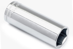 Crescent 17mm Deep Socket – 3/8 Zoll Antrieb, 6-kant, Metrisch – CDDS47N, Aus Chrom-Vanadium-Stahl