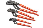 RT200SET3 Crescent 3PC Straight Jaw Dipped Handle Tongue and Groove Plier Set 7'', 10'' & 12''