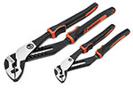 RTZ2CGSET2 Crescent 2PC Z2 K9 Straight Jaw Dual Material Tongue and Groove Plier Set