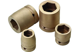 EX1840-46B CS Unitec Non-Sparking / Non-Magnetic 6 Point 3/4'' Deep Impact Drive Socket, Copper Beryllium
