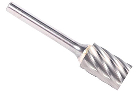 Omega Technologies SA7NF Cylindrical Aluminum & Non-Ferrous Double Cut Solid Carbide Bur, 3/4'' x 1''