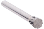Omega Technologies SN1 Inverted Cone Double Cut Solid Carbide Bur, 1/4'' x 5/16''