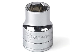 80209 GearWrench 1/4'' Drive 12 Point Standard Metric Socket 15mm