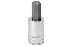 80163 GearWrench 1/4'' Drive Hex Bit Metric Socket 3mm
