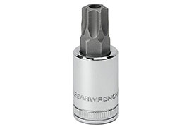 80178 GearWrench 1/4'' Drive Tamper-Proof Torx Bit Socket T7