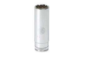 80241 GearWrench 1/4'' Drive 12 Point Deep Metric Socket 14mm