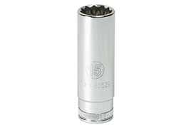 80530 GearWrench 3/8'' Drive 12 Point Deep Metric Socket 16mm